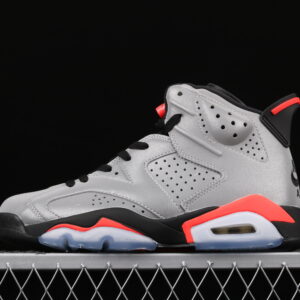 Air Jordan 6 Retro Reflective Silver Basketball Shoes